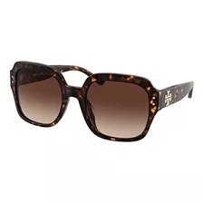 Tory Burch Ty7143u Gafas De Sol, Lt Brown Dk Brown Gradient 