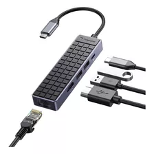 Yottamaster Hub Usb C Ethernet, Adaptador Multipuerto Usb C.