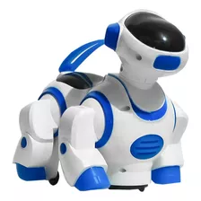 Mascota Robot Can Bot Toy Logic Color Azul Personaje Animales