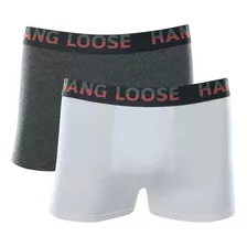 Kit 10 Cuecas Boxer Cotton Algodão Confortável Hang Loose