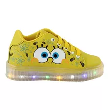 Tenis Bob Esponja Niño Niña Luces Led 