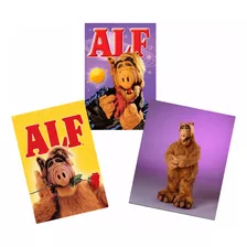 3 Posters A3 (30x42 Cm.) Alf, Papel 80 Gr.