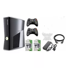 Xbox 360 Slim Chip 5.0 + Kinect + Controles + Cargadores