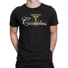 Camiseta Ciências Contábeis,masculina,100% Algodão,básica