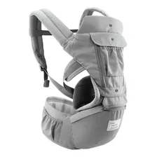 Mochila Porta Bebe Gadnic Ergonomica 20kg 3 En 1 Liviana Color Gris