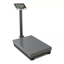 Báscula Comercial Digital Rhino Bapca 500kg Con Mástil 100v - 120v Gris 60 cm X 50 cm