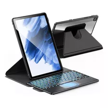 Funda Con Teclado Infiland Para Galaxy Tab A8 Negro