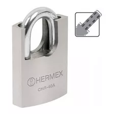 Ca.alta Seg,cil.bce,llave Abloy 40mm(3llaves) Hermex Chr