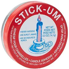 Adhesivo Velas Stick-um, 0.5 Onzas