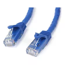 Cable De Conexión  cat6 Utp  libre De Enganches Azul