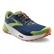 Tenis Brooks Catamount 2 Hombre Azul/verde