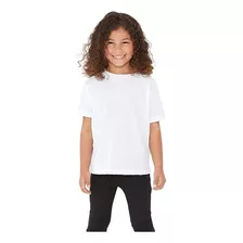 Camisetas Infantil Lote Com 2 Camisas Branca Para Sublimação