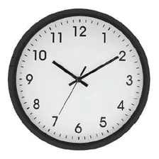 Relógio De Parede Redondo Quartz Branco 30 Cm