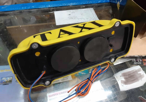Casco Letrero De Taxi Magnético Con Luz Para Carro Vehículo