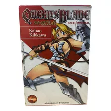Queen's Blade Minissérie Completa - Mangás (vol. 1, 2 E 3) Mangá Queens Blade Coleção Completa - Lacrado - Excelente Estado - Muito Raro - Queen's Blade - Kabao Kikkawa - Português
