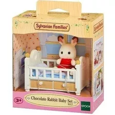 Sylvanian Families Bebe Coelho Chocolate E Cama Epoch 5017