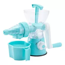 Moedor Centrifuga Manual De Frutas Legumes Suco Juicer Jarra Cor Azul