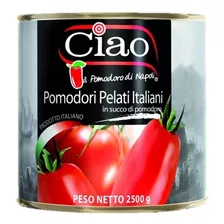 Tomate Pelati Italiano Ciao Oficial Pizza Napoletana 2,5 Kg