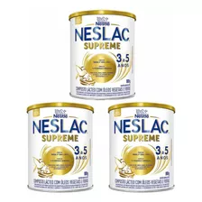 Composto Nestlé Neslac Supreme 800g Kit C/3un