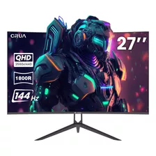 Monitor Qhd Curvo Gaming 27'' Crua Cr270hdm Color Negro
