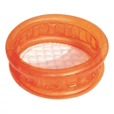 Pileta Inflable Redondo Bestway Kiddie Pool 51112 26l Naranja