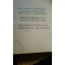 2 Antiguos Diccionarios De Idiomas.