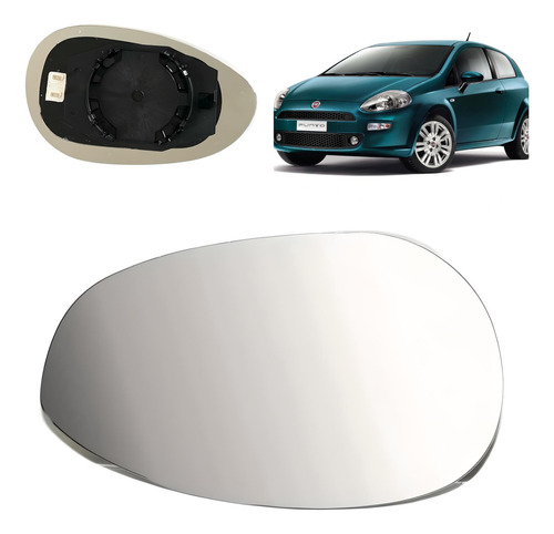 Foto de Luna Espejo Izquierda Compatible Con Fiat Punto 2009-2015