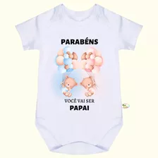Body Bebê Frases Parabéns Você Vai Ser Papai F1296
