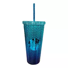 Vaso Stitch Con Popote Y Tapa De Rosca Betterware 700ml