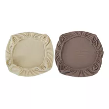 2 Fundas Elásticas Giratorias Para Asiento De Silla, Funda