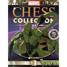 Revista Marvel Chess Collection N° 84 - Scorpion + Miniatura - 16 Páginas Em Inglês - Editora Eaglemoss - Formato 22 X 27,5 - Capa Mole - 2015 - Bonellihq Abr24