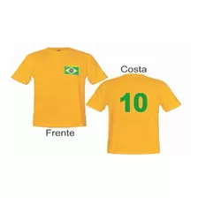 Camiseta Camisa Infantil Personagens 100% Algodão