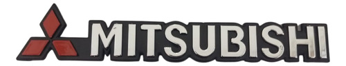 Emblema Trasero Letras Mitsubishi Con Logo.  Foto 3