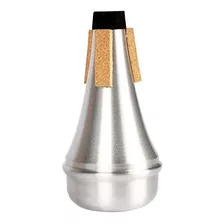 Aleación Andoer Trompeta Recta Silencio Sourdine De Aluminio