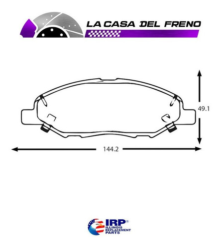 Pastilla Freno Delantera Nissan Micra 1.4 2017 (cr14de-k12e) Foto 4