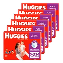 Fralda Huggies Supreme Care Roupinha Xg Kit Com 6 Unidade