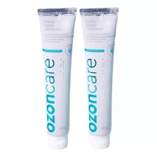 Creme Dental Ozonizado Clareador Gengivite Sem Flúor - Kit 2