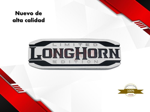 Emblema Para Tapa De Caja Dodge Ram Limited Longhorn Foto 4