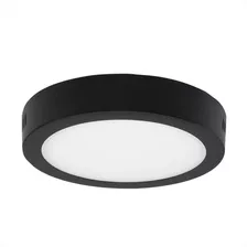 Plafón Led / Tortuga Estanca Para Exterior 12w Ip54 220 Volt Color Negro Redonda Fría