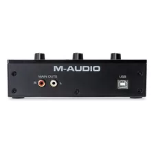 Interface Som Áudio Mtracksolo M-audio Profissional 2 Canais