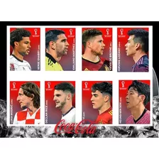 Set X 8 Láminas Panini Coca Cola Originales Qatar22. C1 A C8