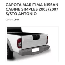 Capota Maritima Nissan Cabine Simples 2003/2007 S/sto Anto