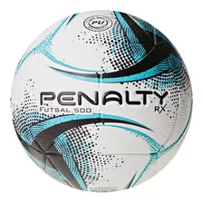 Bola De Futsal Rx 500 Xxi Branca Com Azul E Preto Penalty Cor Branco