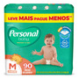 Fralda Protect & Sec 90 Unidades Tamanho Médio Personal Baby Médio (m) Sem Gênero