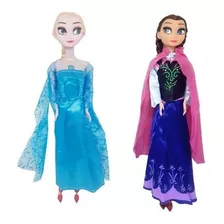 Kit 2 Bonecas Frozen Anna E Elsa 30cm Musical