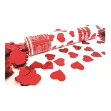 Lança Confete Corações Vermelho 30cm