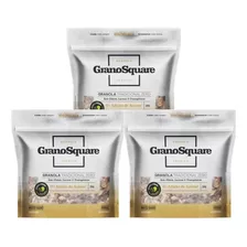 Granola Grano Square Premium Zero Açúcar Kit Com 3 Un 200g