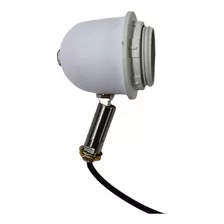 Cabezal Spot Aplique E27 Blanco Sin Tulipa Apto Led