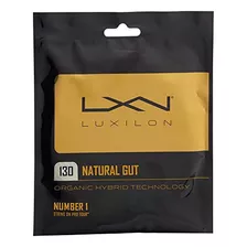 Cordaje Tenis Luxilon Natural Gut - Set, Blanco