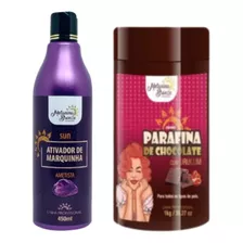 01 Parafina Chocolate E Urucum + Ativador Ametista Melanina 